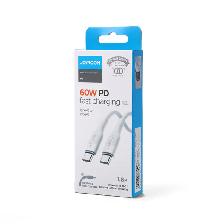 Joyroom 60W Type-c To Type-c cable -White - Image 6