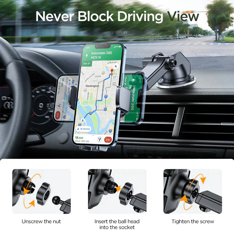 Joyroom Car Charger Mount holder air vent & dashboard - Image 2