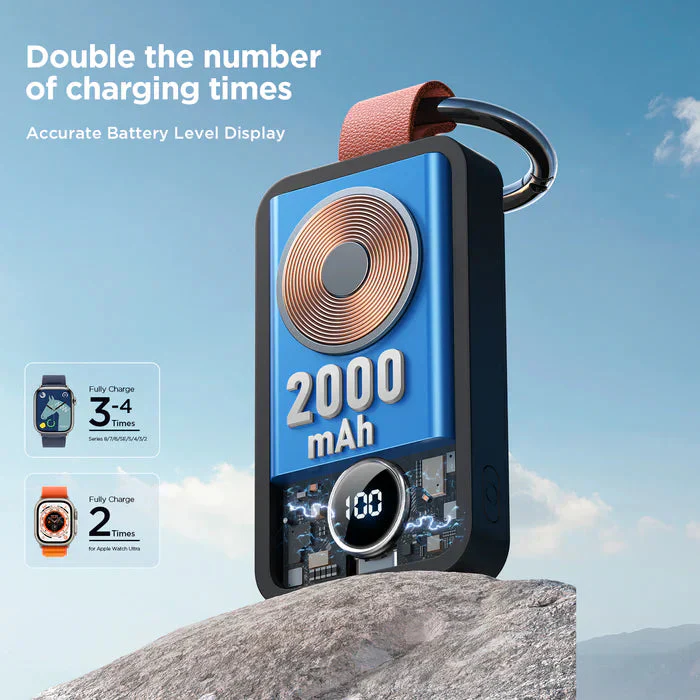 Joyroom Portable Watch Wireless Charger 2000mAh - Image 3