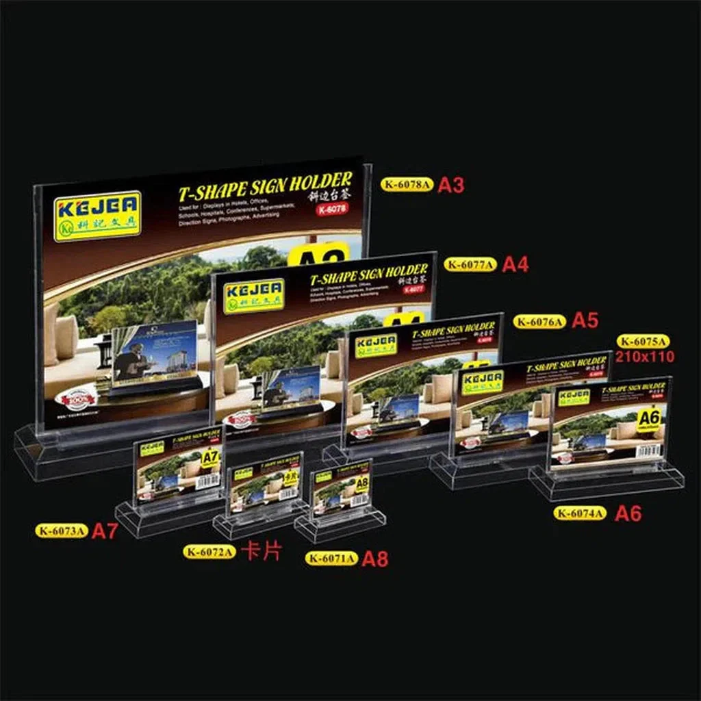 Kejea® T-Shape Card Stand Horizontal K-6073 H-A7