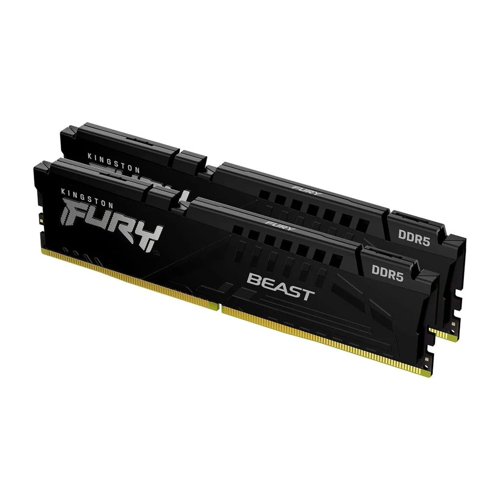 Kingston Fury Beast 32GB (2x16GB) DDR5 6000MT/s CL30 Memory Kit - Black