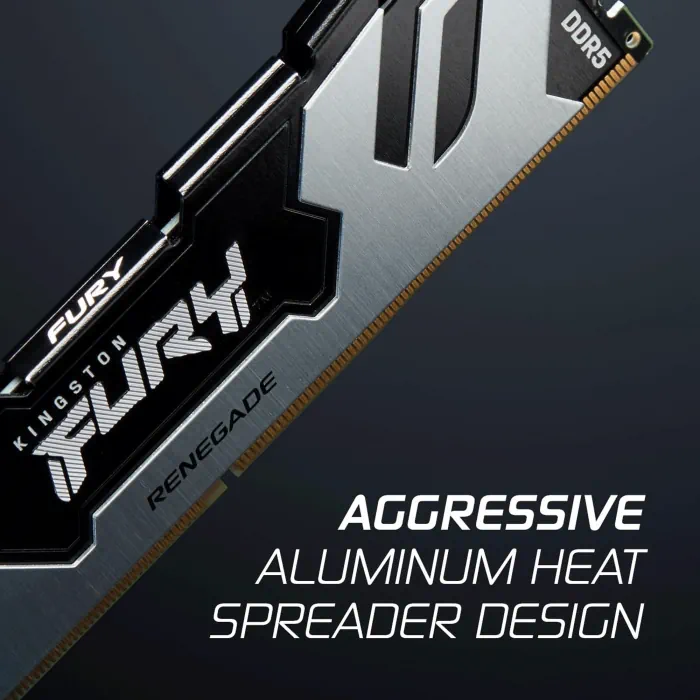 Kingston FURY Renegade 32GB (2x16GB) DDR5 7200MT/s CL38 Memory Kit -Silver/Black - Image 5