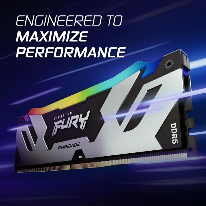 Kingston FURY Renegade RGB 32GB (2x16GB) DDR5 6800MT/s CL36 Desktop Memory Kit - Image 3