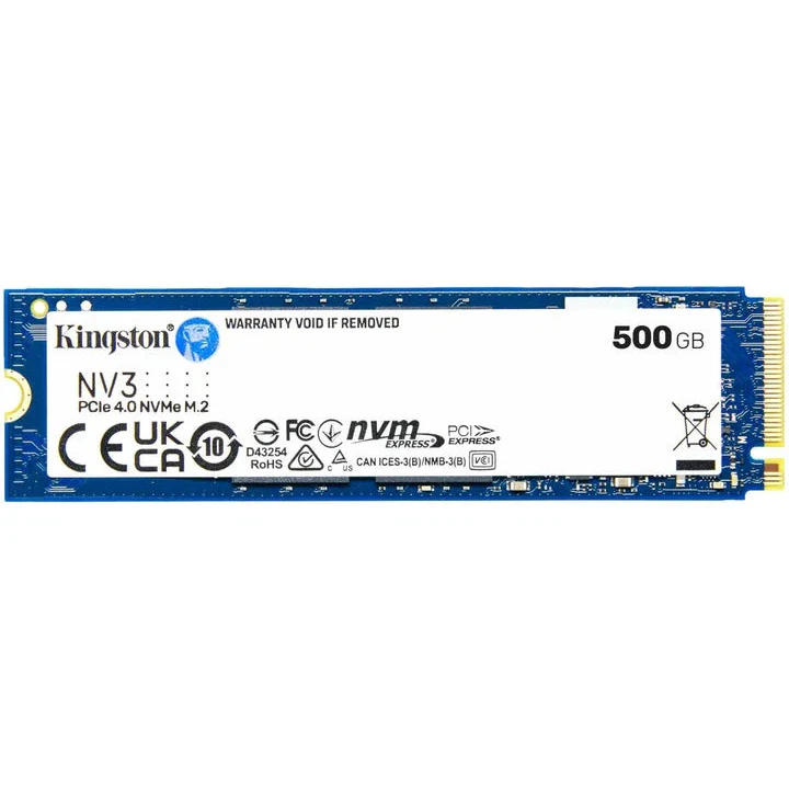 Kingston NV3 500GB NVMe SSD Gen4 Upto 5000Mb/s-SNV3S/500G - Image 2