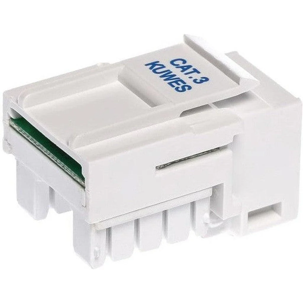 Kuwes Keystone Jack Rj11 Cat3 Module 6P4C - Image 3