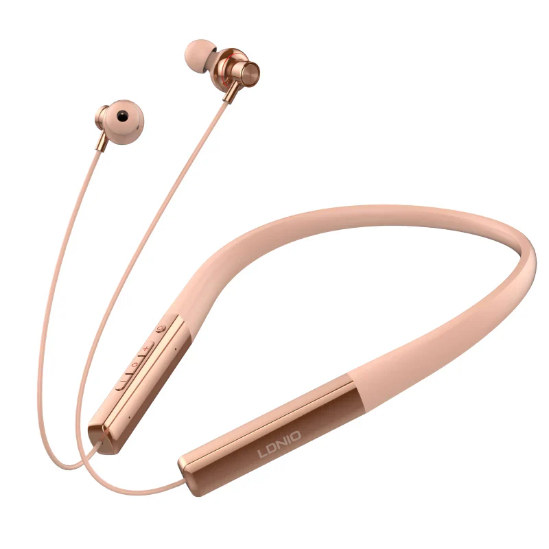 LDNIO N01 Wireless stereo Neckband - Bluetooth / Golden - Image 2