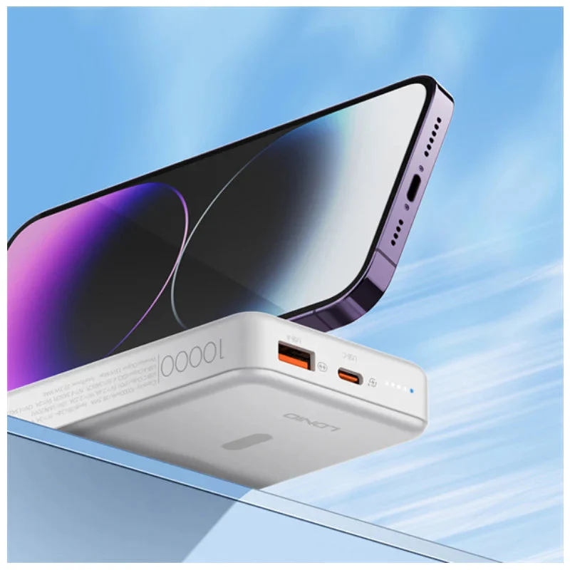 Ldnio PQ16 Magnetic Wireless Power Bank - 10,000mAh / 22.5W / White - Image 4