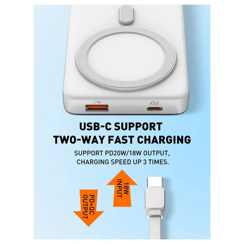 Ldnio PQ17 Magnetic Wireless Power Bank - 10,000mAh / 22.5W - Image 8