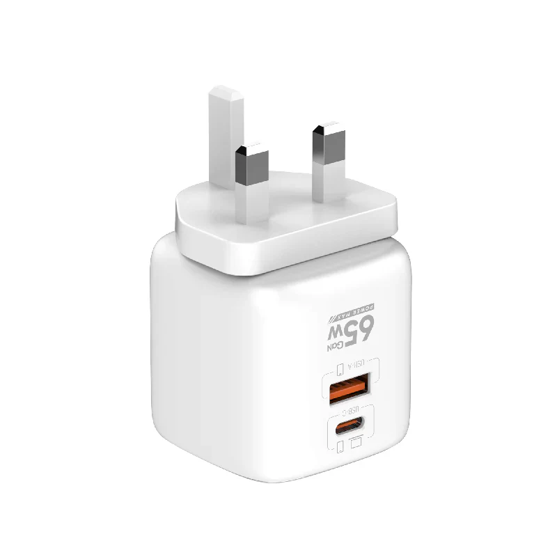LDNIO Q2617 GAN Super Fast Charger - 65W / USB-A / Type-C / White - Image 2