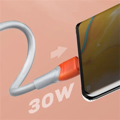 Ldnio Thickness TPE Data Cable – USB3.0 to Lightning / 30W / 4 Meter – LS604 - Image 2