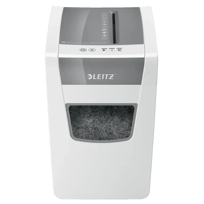Leitz IQ Slim Home Office Paper Shredder P4 - Image 2