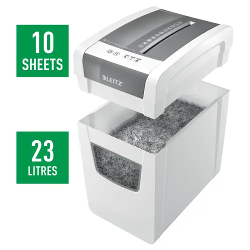 Leitz IQ Slim Home Office Paper Shredder P4 - Image 6