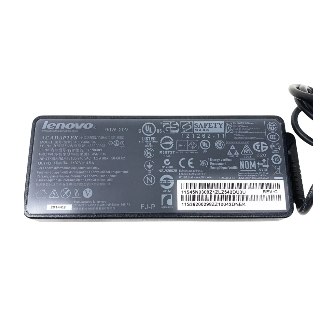 Lenovo 7.9*5.5 Laptop Charger with Power Cable 90W 20V 4.5A - Image 2