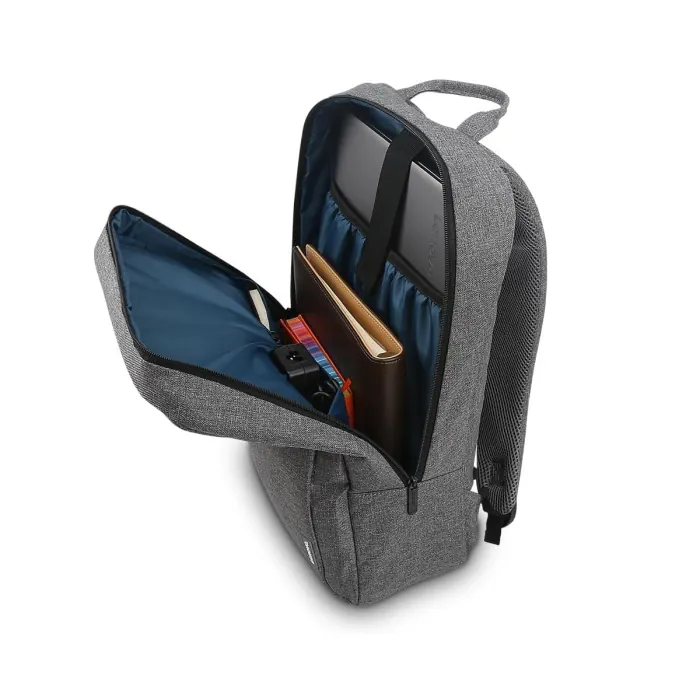Lenovo Casual Laptop Backpack B210 15.6" Durable and Water-Repellent Fabric Lightweight - Grey - Image 3