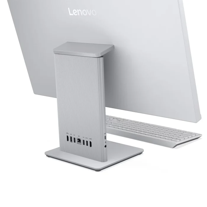 Lenovo IdeaCentre 27 Gen 9 AIO PC - i5 / 8GB / 512GB (NVMe M.2 SSD) / 27" FHD Non-Touch / DOS (Without OS) / Arabic/English / 1YW / Cloud Grey - Desktop - Image 3