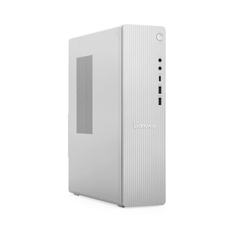 Lenovo IdeaCentre SFF - i3 / 8GB / 512GB (NVMe M.2 SSD) / DOS (Without OS) / English/Arabic / Cloud Grey - Desktop - Image 2