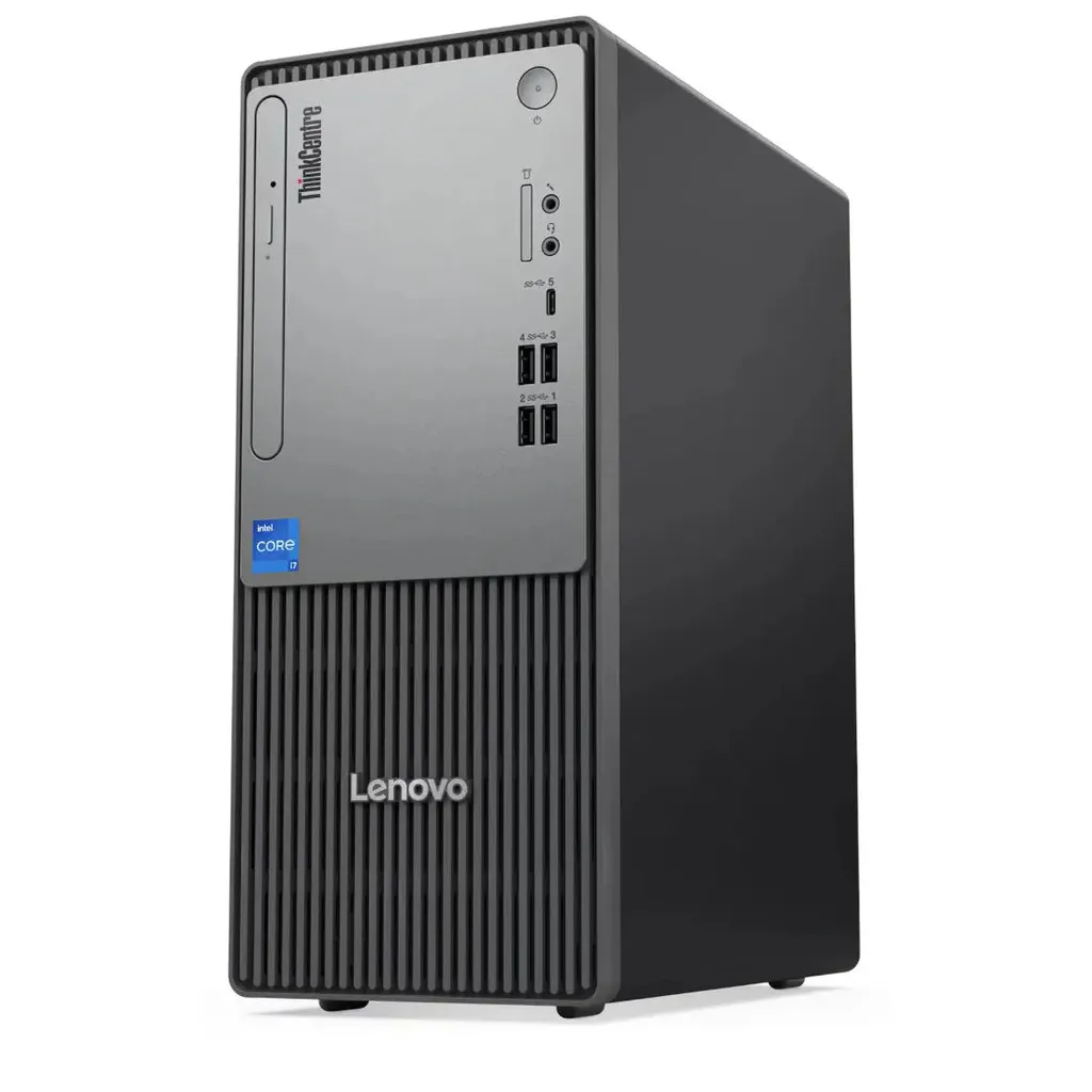 Lenovo ThinkCentre Neo 50t Gen 5 Tower – Intel Core i5-14400, 8GB DDR5 RAM, 512GB SSD, DOS