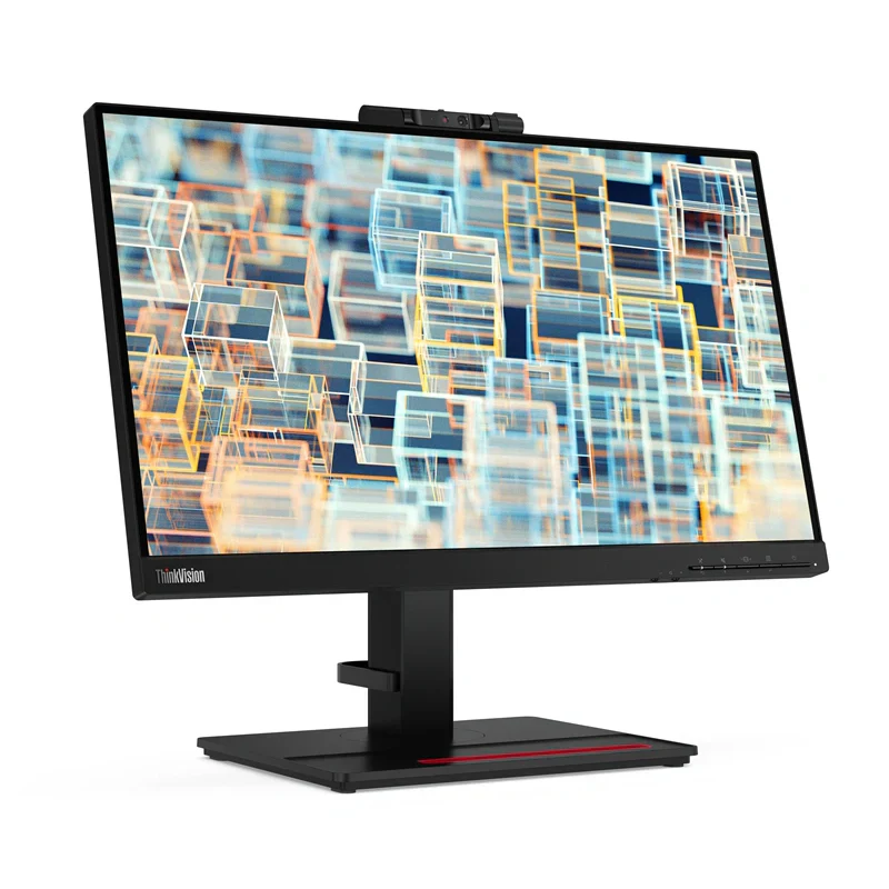 Lenovo ThinkVision T22v-20 - 21.5" FHD / 6ms / FHD 1080p + IR camera / D-Sub / HDMI 1.4 / DisplayPort 1.2 / USB 3.2 Gen 1 - Monitor - Image 2