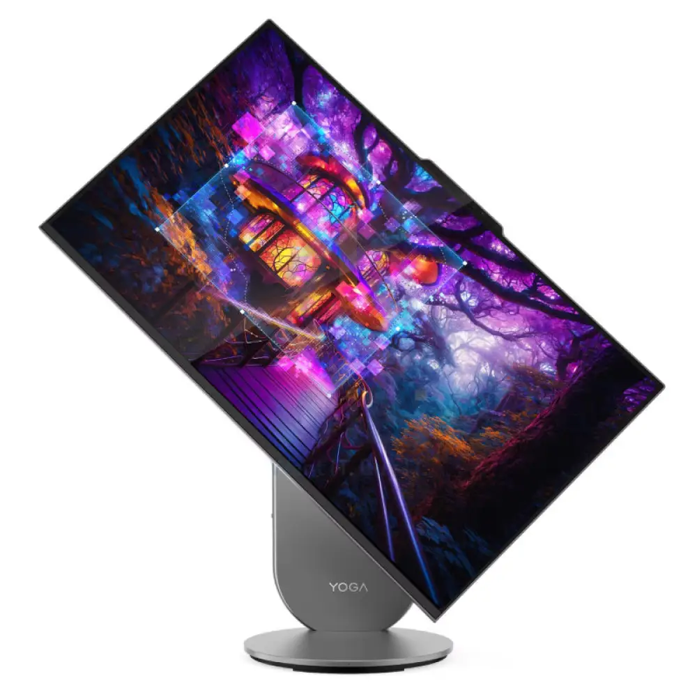 Lenovo Yoga 10 AIO AI PC - Ultra 9 285H / 32GB / 1TB (NVMe M.2 SSD) / 27" QHD (2560x1440) IPS / RTX 4050 6GB GDDR6 / Win 11 Pro / Arabic/English / 1YW / Luna Grey - Desktop - Image 6
