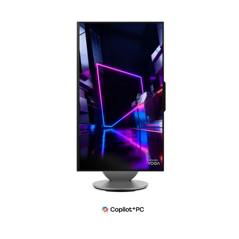 Lenovo Yoga 11 AIO Copilot+ PC - Ultra 7 356H / 32GB / 1TB (NVMe M.2 SSD) / 27" QHD (2560x1440) IPS / DOS (Without OS) / Arabic/English / 1YW / Luna Grey - Desktop - Image 3