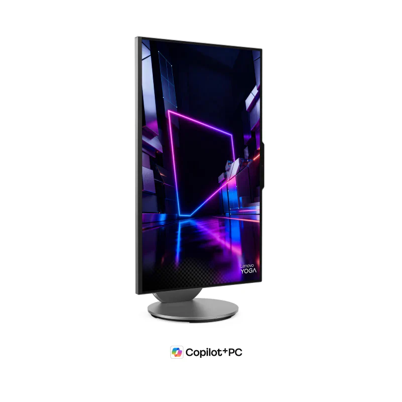 Lenovo Yoga 11 AIO Copilot+ PC - Ultra 7 356H / 32GB / 1TB (NVMe M.2 SSD) / 27" QHD (2560x1440) IPS / DOS (Without OS) / Arabic/English / 1YW / Luna Grey - Desktop - Image 7