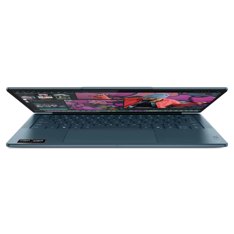 Lenovo Yoga Slim 7 Gen 10 Copilot+ PC - 14" WUXGA OLED / AMD Ryzen AI 7 350 / 32GB / 1TB (NVMe M.2 SSD) / AMD Radeon 860M / AI, up to 50 TOPS / Win 11 Home / 2YW / Arabic/English / Tidal Teal - Laptop - Image 2