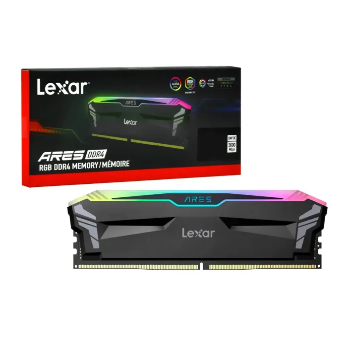Lexar Ares RGB DDR4 8GB 3600MHz Desktop Memory - Black - Image 5
