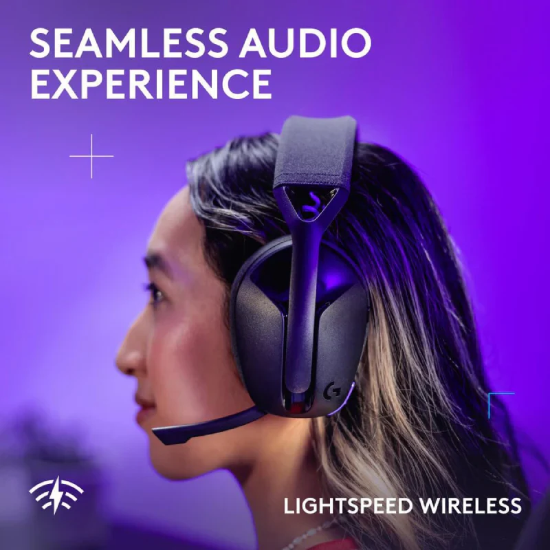 Logitech G321 LIGHTSPEED Wireless Gaming Headset - Bluetooth 5.2 / USB-C to USB-A / Black - Image 5