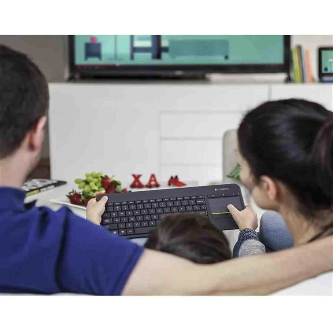 Logitech K400 Plus Wireless Keyboard With Touchpad - Image 7