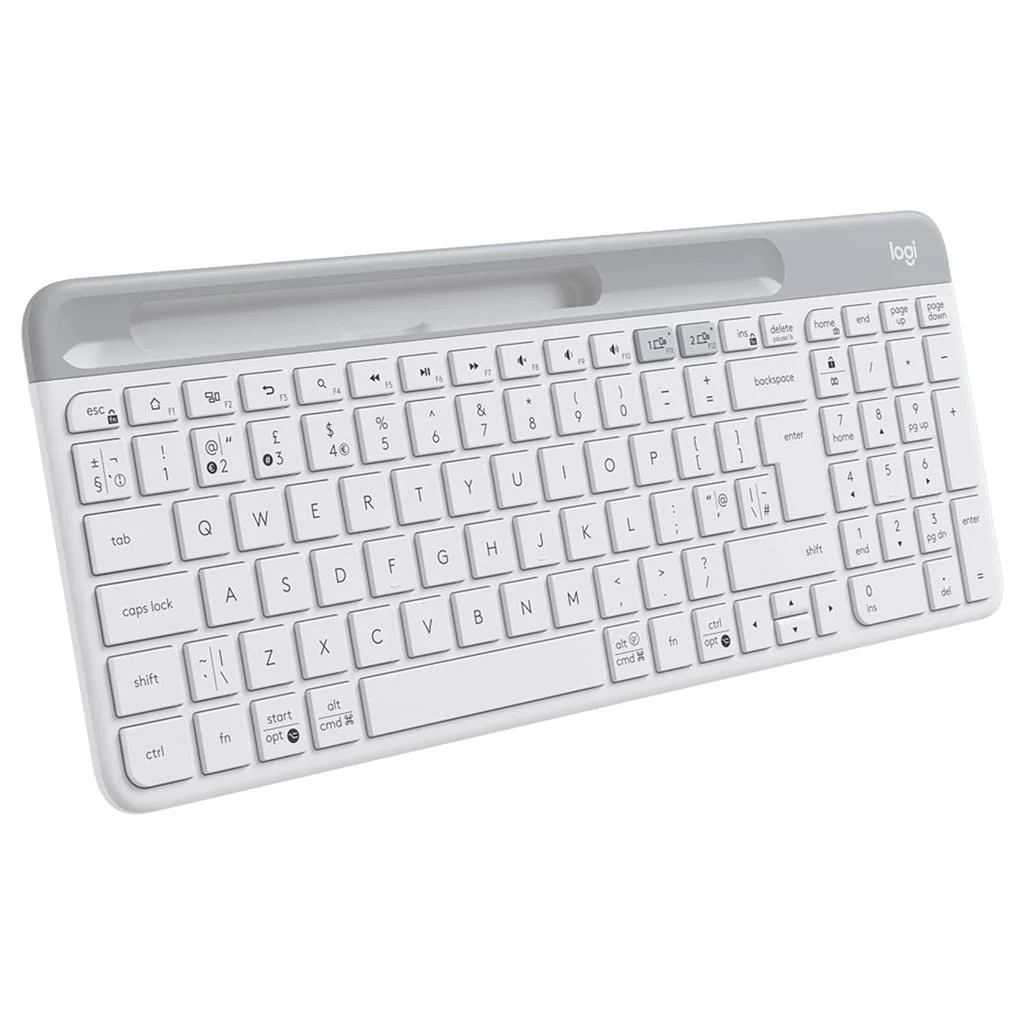 Logitech K580 Slim Multi Device Wireless Keyboard - White - Image 4
