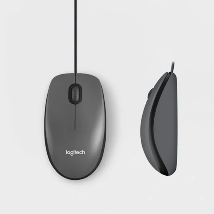 Logitech M100 Corded Mouse – Wired USB Mouse - Black / Logitech - Image 7
