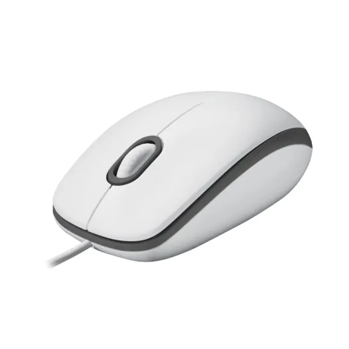 Logitech M100 Wired Mouse -White - Image 4