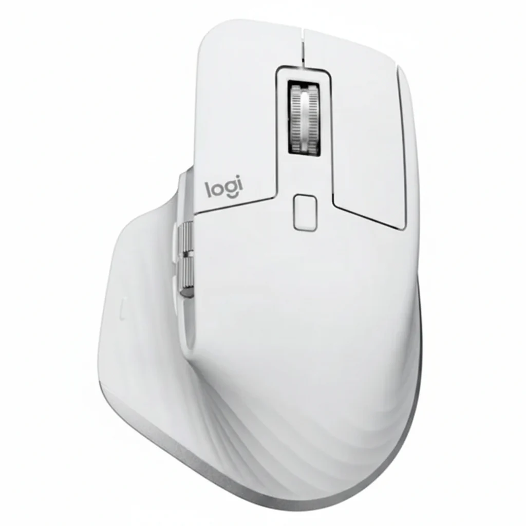 Logitech MX Master 3S Wireless Bluetooth Rechargeable Mouse Pale Gray