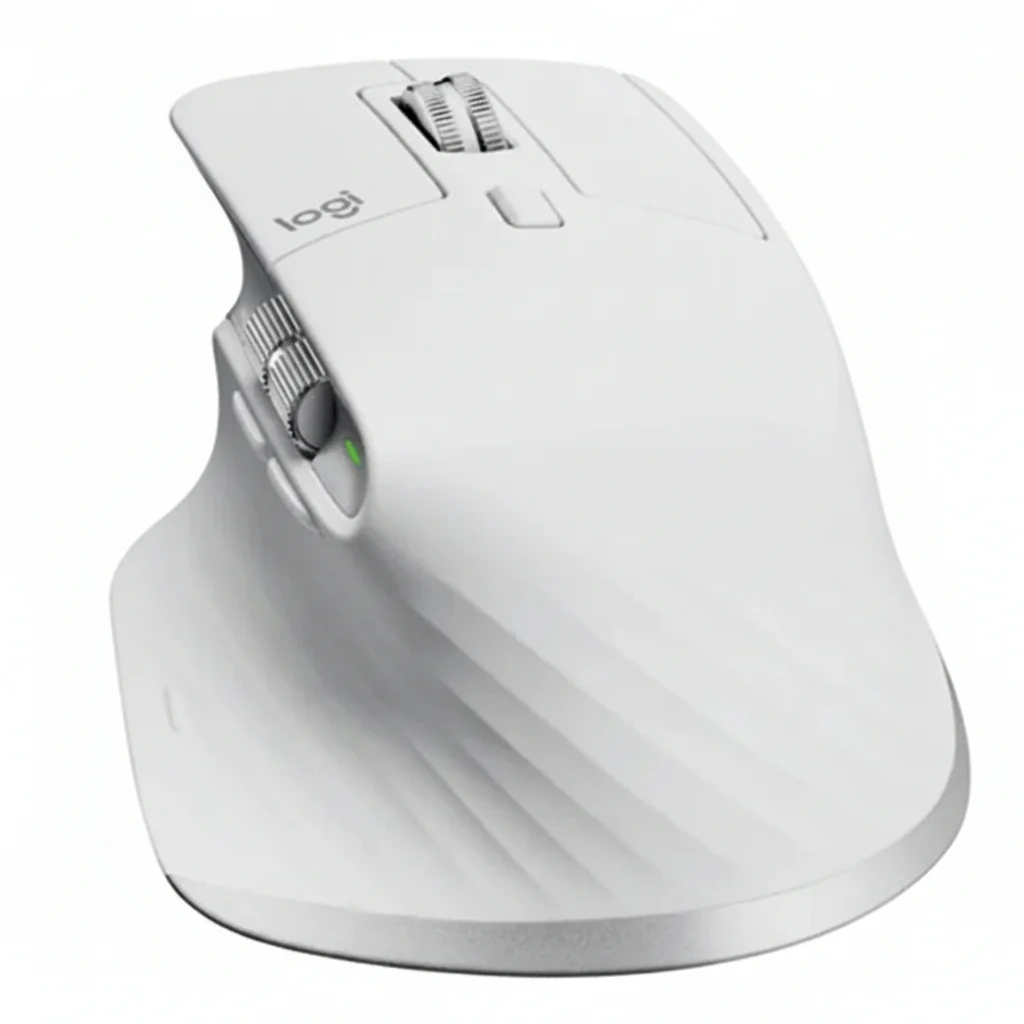 Logitech MX Master 3S Wireless Bluetooth Rechargeable Mouse Pale Gray - Image 2