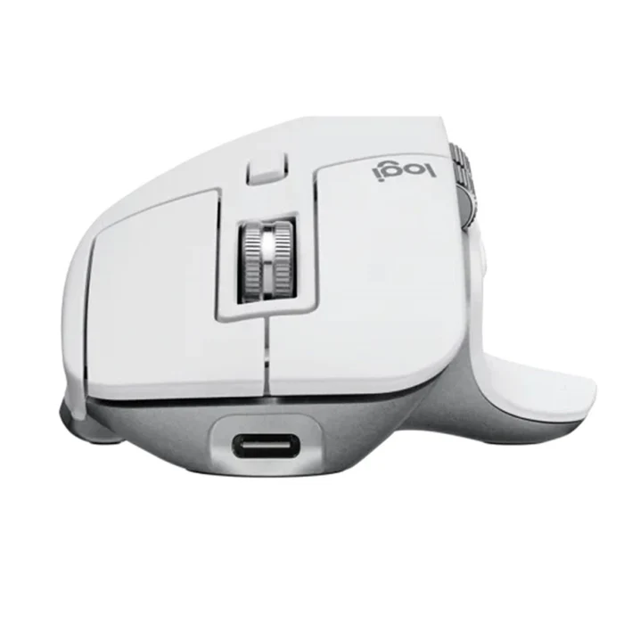 Logitech MX Master 3S Wireless Bluetooth Rechargeable Mouse Pale Gray - Image 3