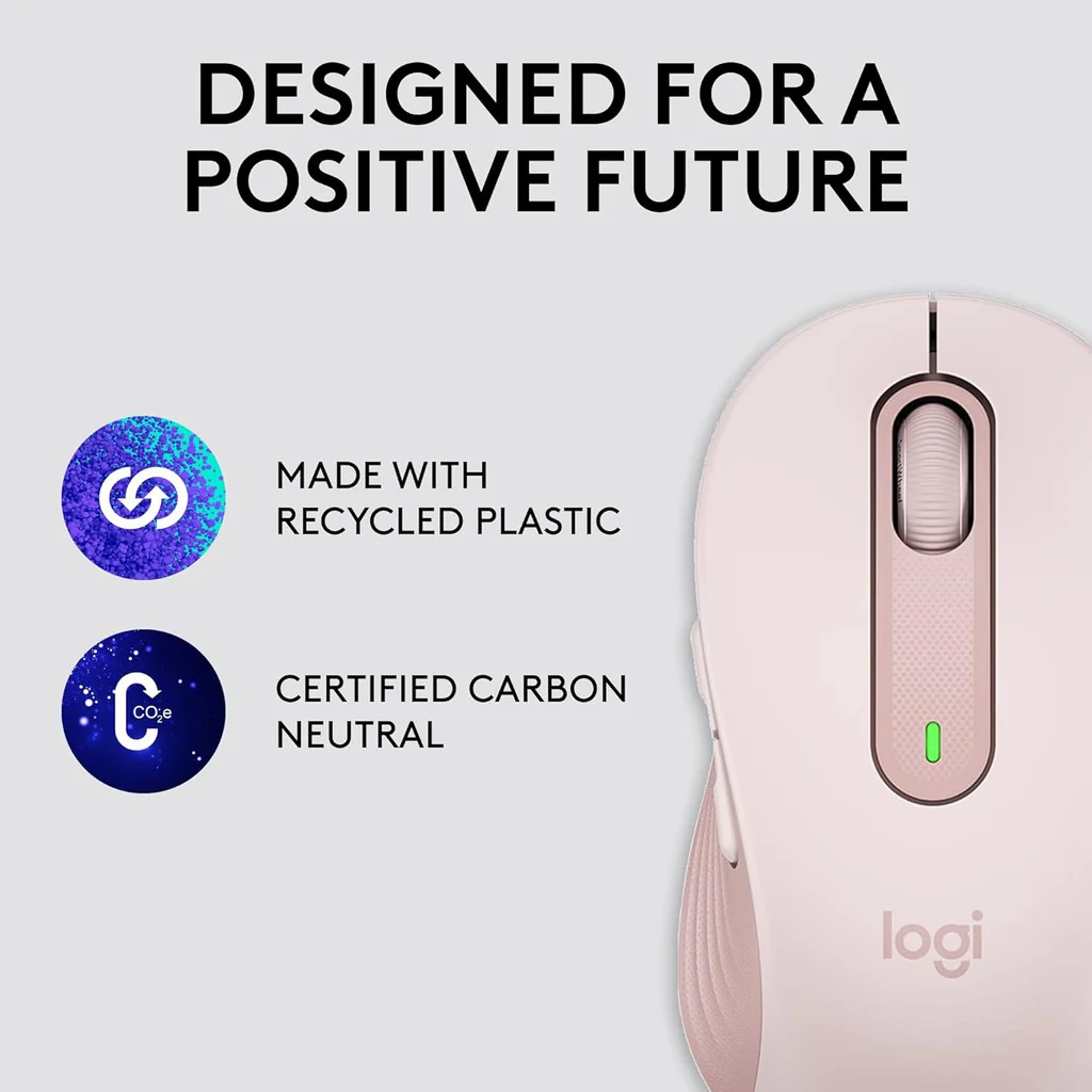 Logitech Signature M650 Wireless BT Mouse (Sixe-S/M)- Rose - Image 7