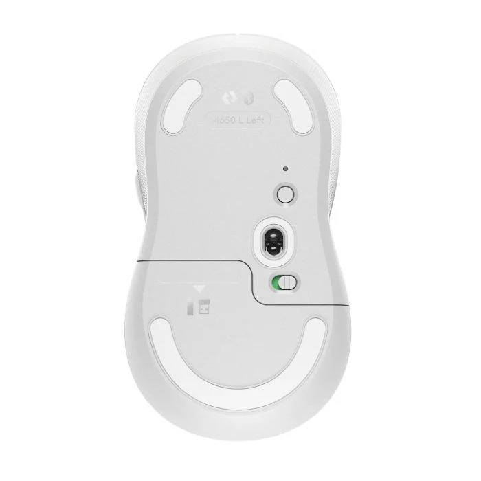 Logitech Signature M650 Wireless Bt Mouse (Size-S/M)- Off White - Image 5