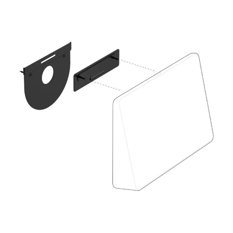 Logitech Wall Mount for Video Conferencing Touch Controller - Black - Image 3