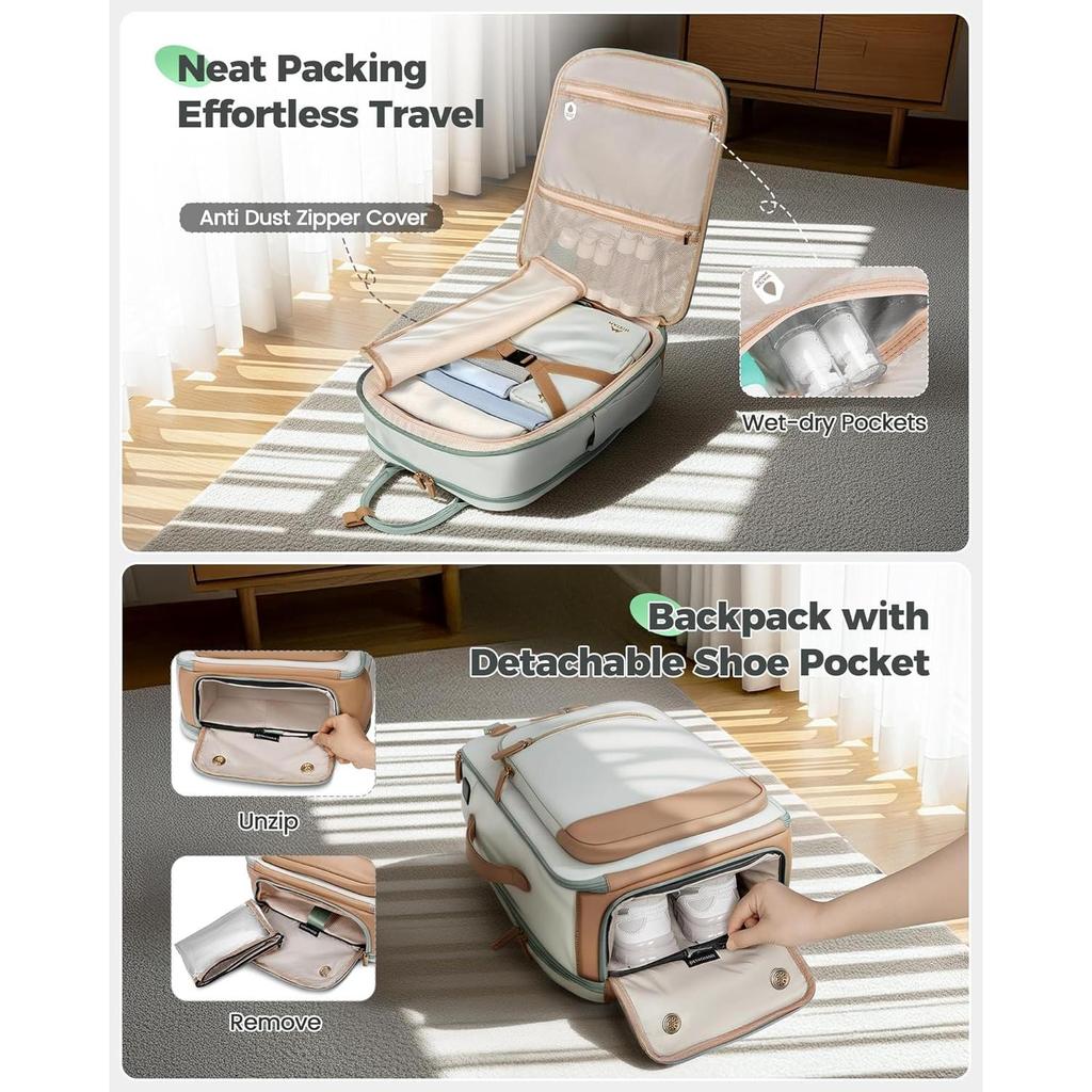 MATEIN Personal Item Backpack for Spirit Airline Bags for Women - Image 4