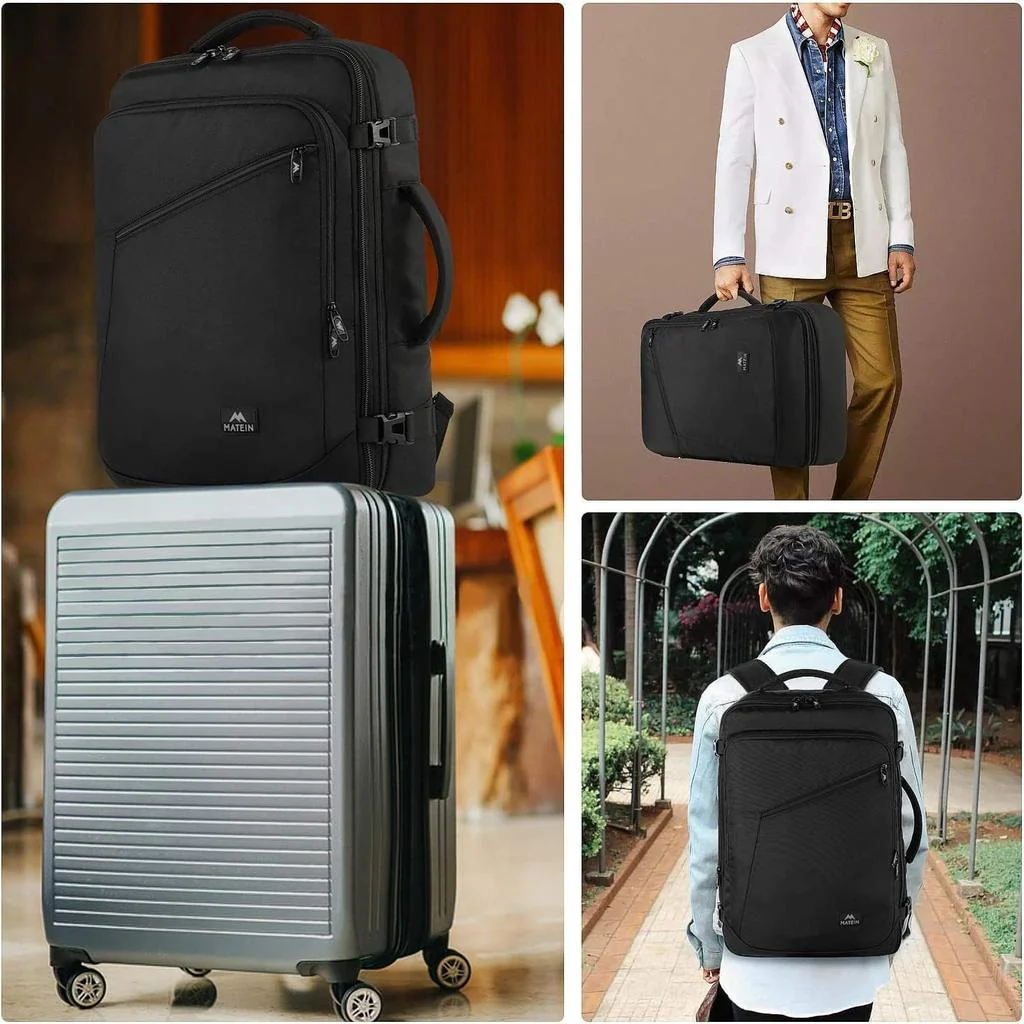 MATEIN Travel Laptop Backpack Business Anti Theft Slim Sturdy Laptops Backpack Large Carry Bag - Image 6
