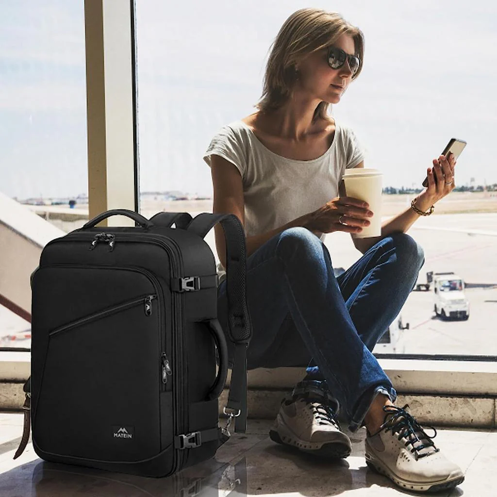 MATEIN Travel Laptop Backpack Business Anti Theft Slim Sturdy Laptops Backpack Large Carry Bag - Image 7