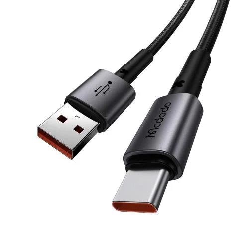 Mcdodo CA-3590 USB- A to USB-C Cable 100W 1.2m – Black - Image 2