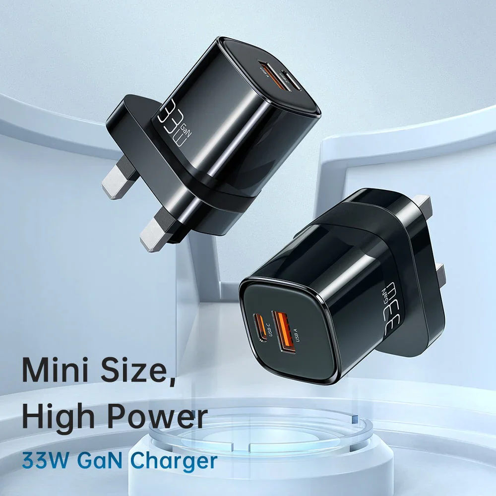 Mcdodo CH-0591 Nano Series 33W PD+QC Dual Port Charger (UK plug) - Image 3