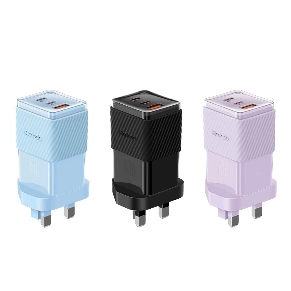 Mcdodo CH-149 67W Dichromatic GaN 5 Mini Fast Charger (UK plug) - Image 2