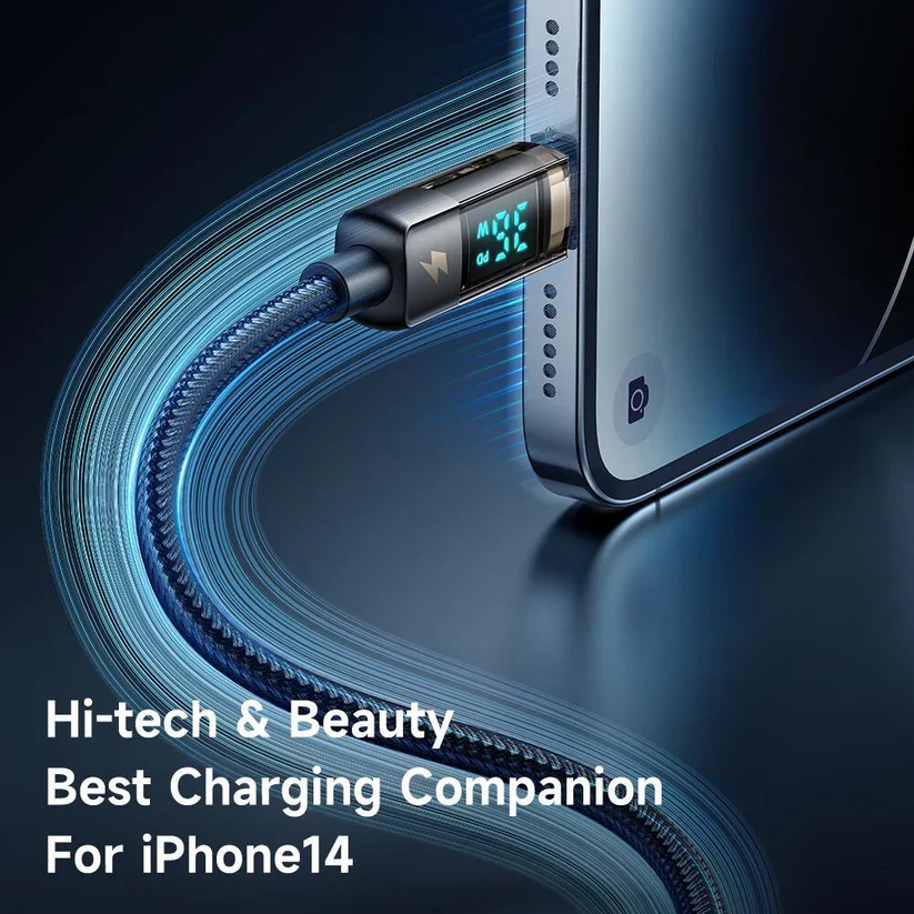 Mcdodo Pro USB-C to Lightning Transparent Cable – 1.2M, Auto Power-Off - Image 4