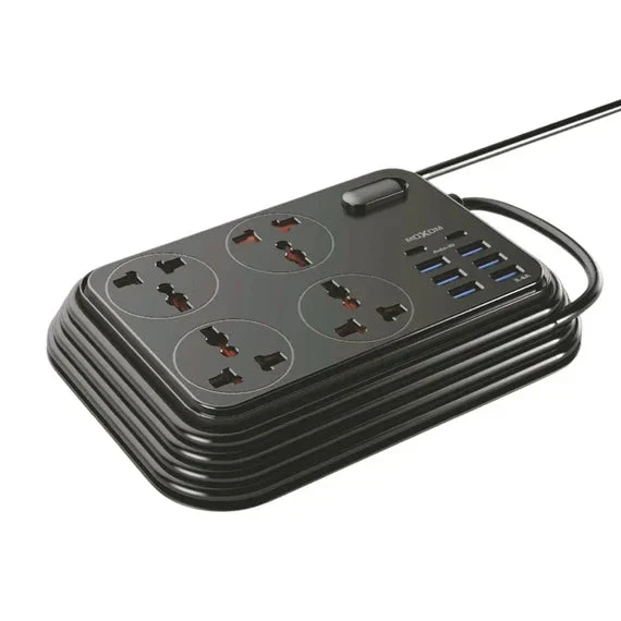 Moxom MX-ST06 Power Extension 2500W - Black