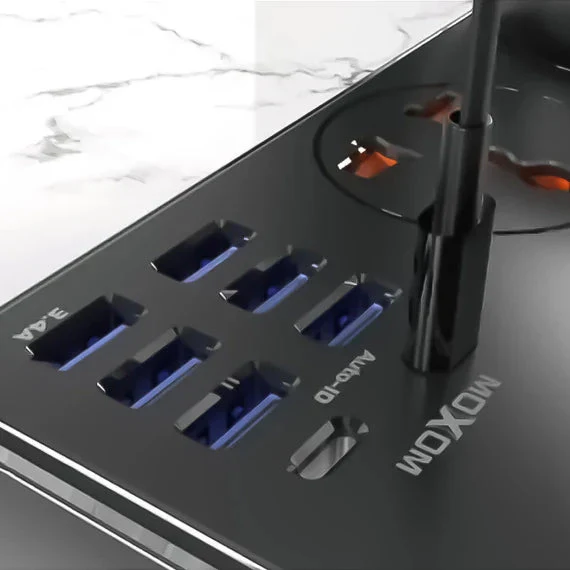 Moxom MX-ST06 Power Extension 2500W - Black - Image 2