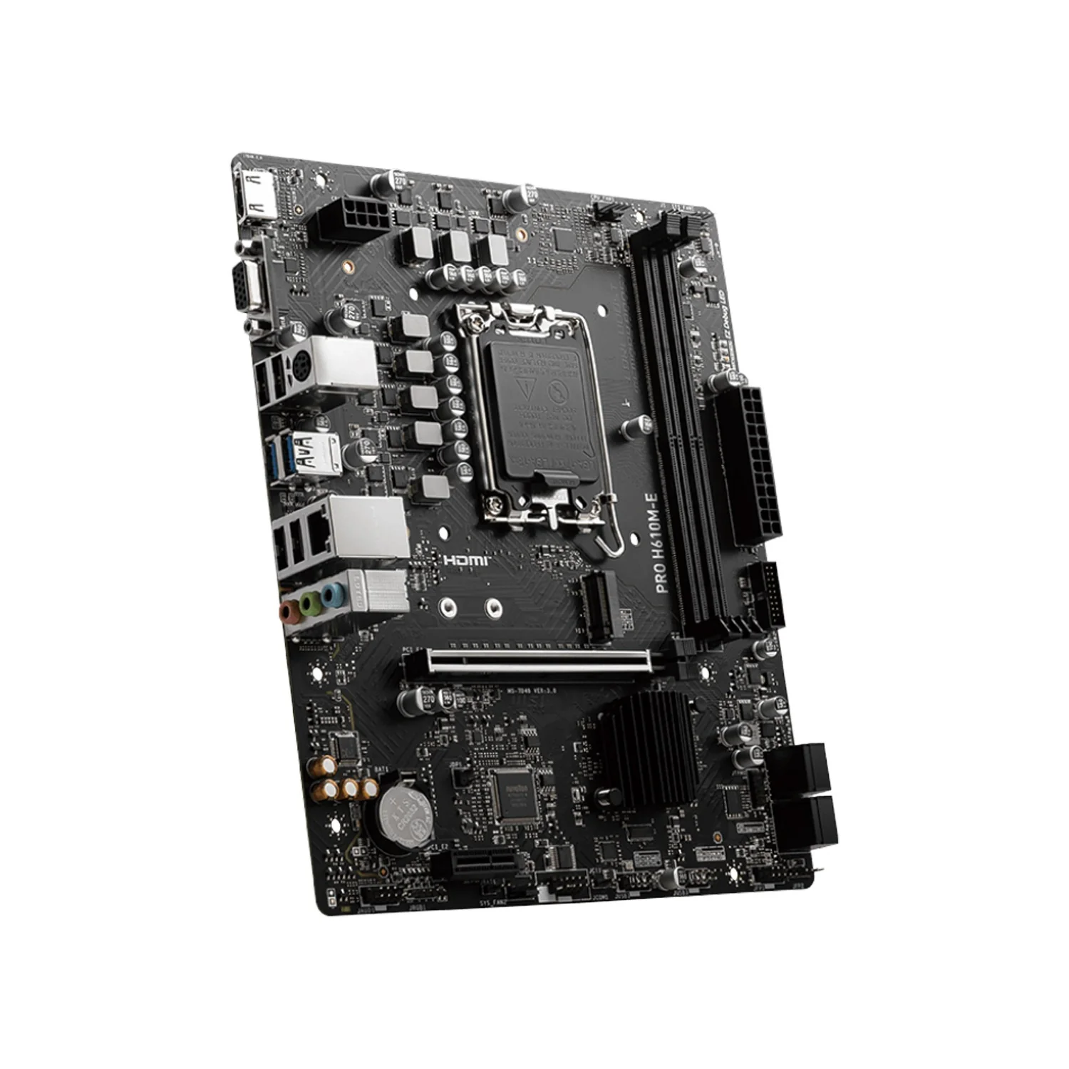 Msi Pro H610M-E Ddr5 Motherboard Black - Image 3