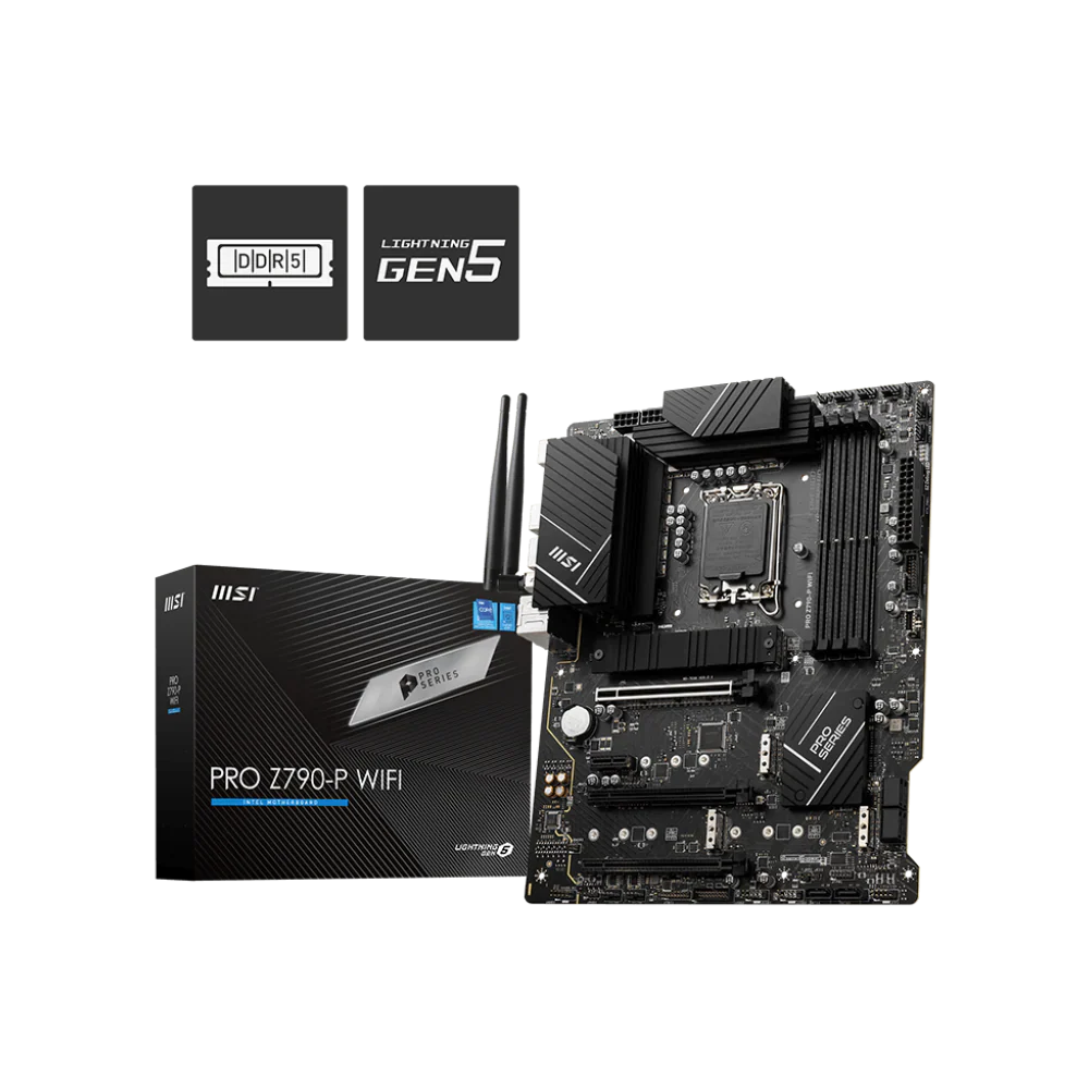 Msi Pro Z790-P Wifi Ddr5 Motherboard Black - Image 4