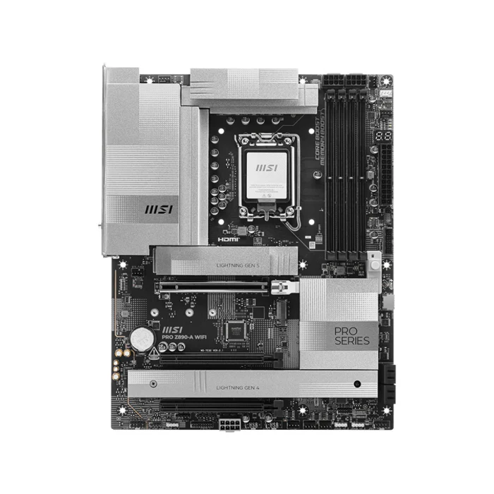 Msi Pro Z890-A Wifi Ddr5 Motherboard Black - Image 2